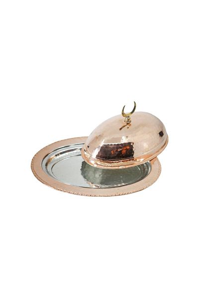 ANTEPSEPETİ Copper Forged Rice Bowl 40cm