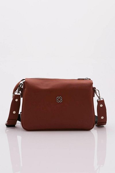 DGN Tan Women's Crossbody Bag - Multi-Compartment 1372856