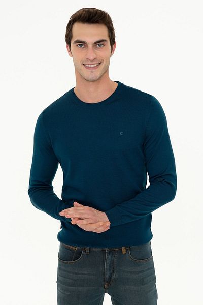 Pierre Cardin Ανδρικό πουλόβερ πολύχρωμο βενζίνης - G021SZ0TK.000.1256279