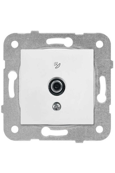 VİKO Viko Karre Satellite Socket White with F Connector (Frame Included)90967009 (12 Pieces)