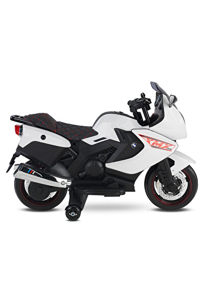 BabyHope XMX-316 Ledli Akülü Motor 12V Beyaz