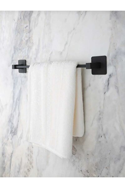 Genel Markalar Kca Siyah Kare Detay Lüx Uzun Havluluk Paslanmaz Yapışkanlı Ve...
