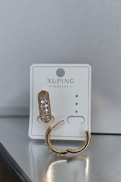 ESMERAY STEEL Luxury Model Superior Steel Antique Oval Xuping Earrings