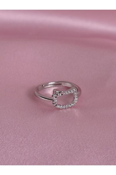 Reorah Collection Hello Kitty-spiderman Adjustable Double Ring