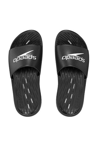 SPEEDO Black Slide Slippers - Black 3 Model