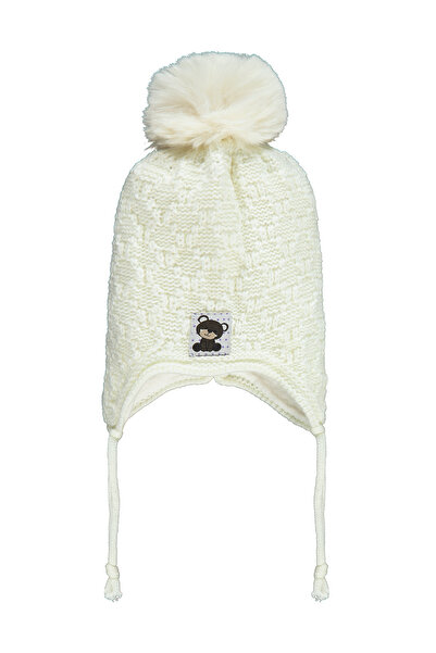Kitti قبعة كريمية للأطفال البنات من عمر 0 إلى 12 شهرًا