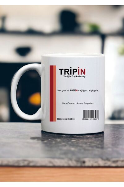 Hediyexpres Hemşire, Doktor, Eczacı Tripin ilaç Şık Kupa Kahve Bardak komik h...