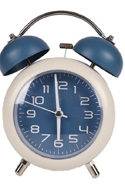 Ötünç Çalar Saat Akar Saniyeli Alarmlı Çift Çanlı Işıklı Ve Sessiz