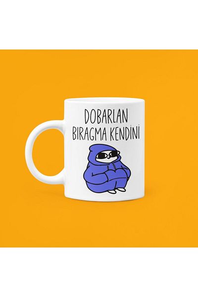 UUR STORE Dobarlan Bıragma Self Printed Mood Ceramic Mug