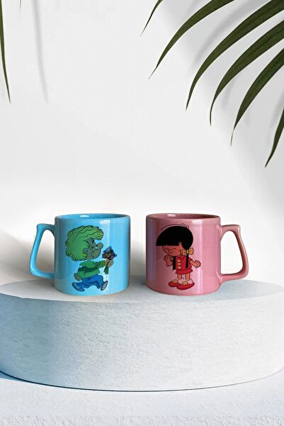 Hediyexpres كوب شاي فاخر مطبوع عليه زهرة سيدريك وتشين مكون من قطعتين خاص لعيد...