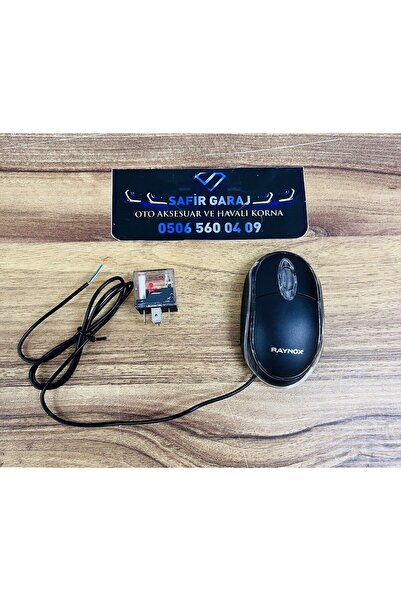 SAFİRİM 3 Buton Aktif Korna Mausu ve 12volt Röle