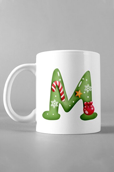 Hediyexpres En Güzel Yeni Yıl Hediyesi Yılbaşı Konsepti Şık Yeşil Harfler Bas...