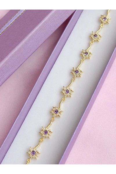 Reorah Collection Rapunzel Sun Zircon Stone Necklace