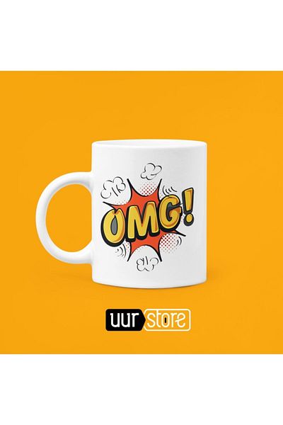 UUR STORE Omg Printed Special Mug 330ml