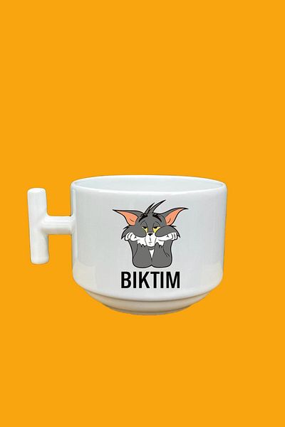 UUR STORE I'm Sick of You Printed Mood T Mug