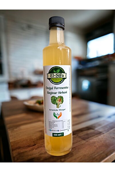 100% Doğal Fermente Enginar Sirkesi ( Artichoke Vinegar ) 500ml Cam Şişe