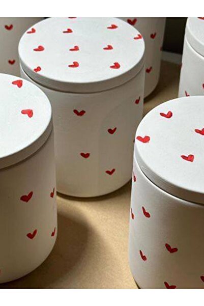 Dekozayn Home Kalpli El Yapımı Handmade Saksı Organizer Mumluk
