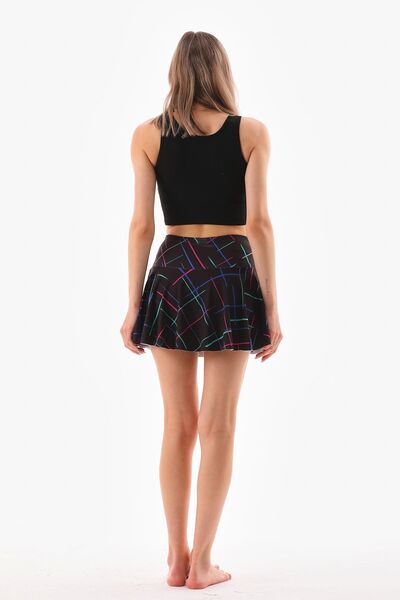 segiza Double Suit Shorts Skirt Crop Swimsuit Light