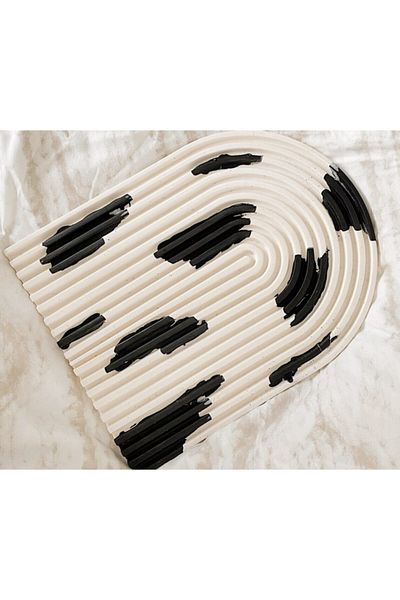 Orange Atelier Arch Large Concrete Decorative Presentation and Service Tray