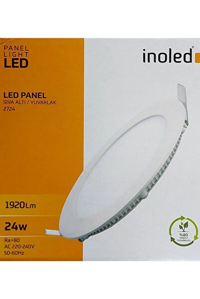 İnoled 24 W Spot Led Lamba Sıvaaltı 6500k Beyaz