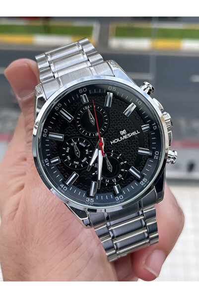 holmes hill HOLMES HİLL Metal Kordonlu Erkek Saati