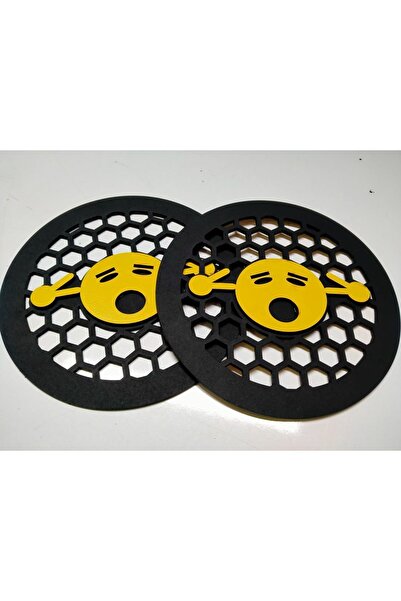 Rakkun Tasarım Mdf 16 Cm Oto Midrange Kapağı 1 Çift (2 ADET 16 CM)