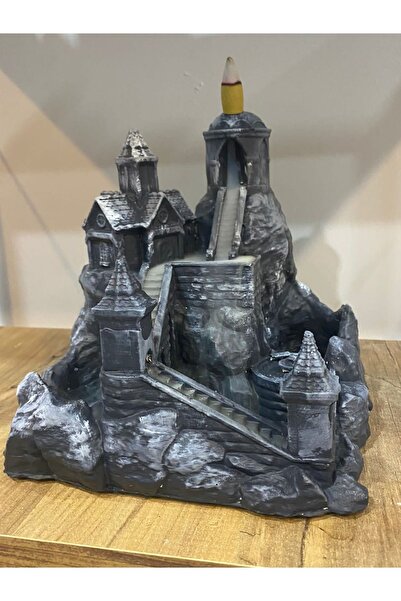 Show Art Hediyelik Büyük boy Şato geri akış tütsülük