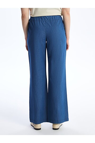 LC Waikiki Beli Lastikli Wideleg Kadın Jean Pantolon