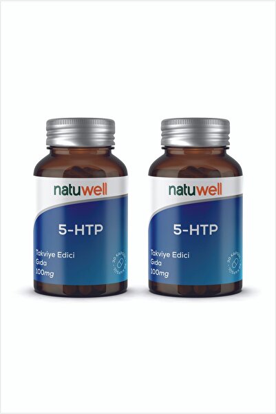 Natuwell 2'li 5-htp 100 Mg Takviye Edici Gıda 30 Kapsül