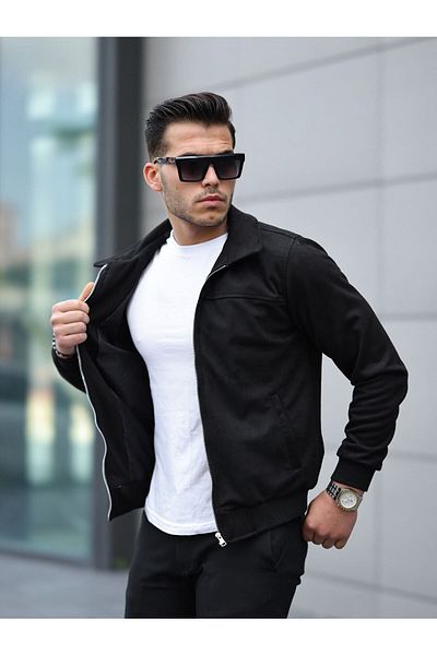 Boymen Men's Seasonal Suede Jacket