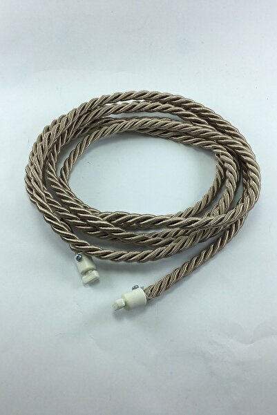 Halis Ticaret Kruvaze Perde Tül Fon Toplama Aparatı Halat Kordon Braçol 300cm Vidalı 1 Adet