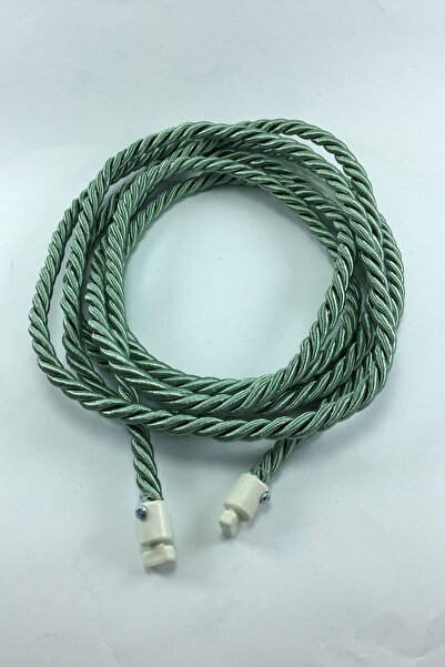 Halis Ticaret Aparat de ridicare pentru perdea din tul, frânghie, șnur, brașoară 300 cm cu șuruburi, 1 bucată