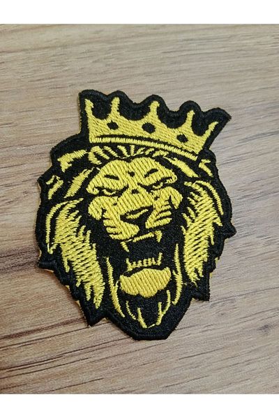 Arma Lion Arma Model Iron-On Adhesive - Patch/Patch/Taraftar 6x7.5 cm - Two Pieces