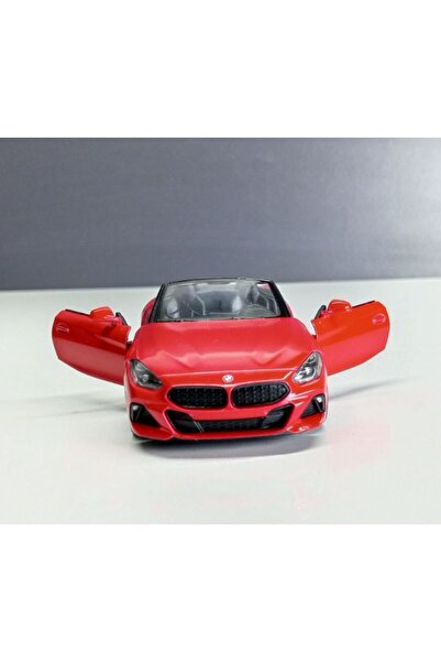 Kinsmart 1:34 Kırmızı BMW Z4 ÇEK /BIRAK METAL ARABA