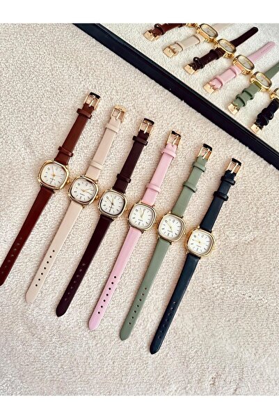 Classy Bella Model Siyah Kordon Özel Tasarım Kadın Kol Saati