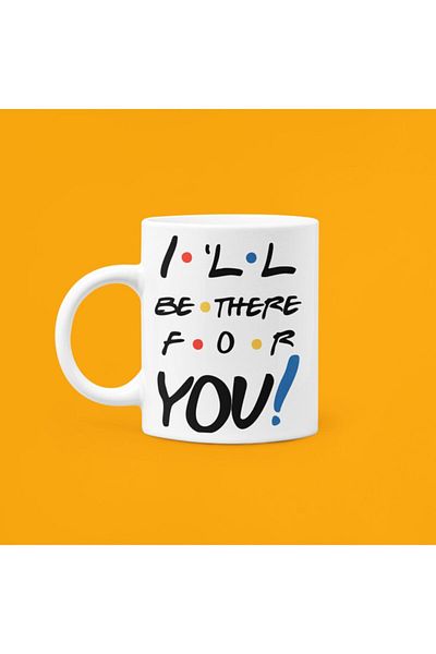 UUR STORE Friends Printed Porcelain Mug