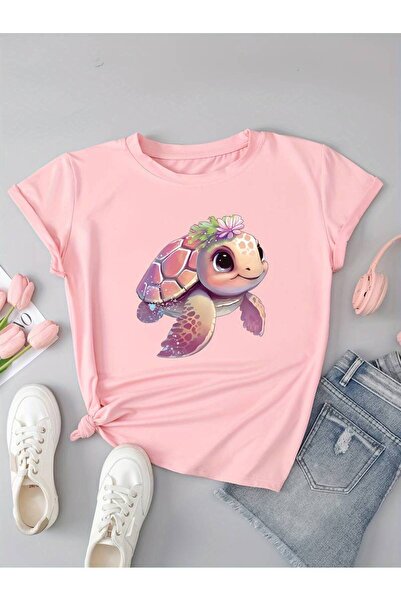 GALASHOP Turtle Pattern Large Size T-Shirt