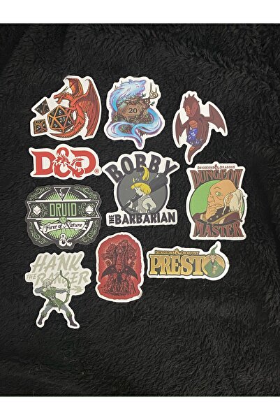 DiceLand FRP DND Dungeons and Dragons Sticker Set 8