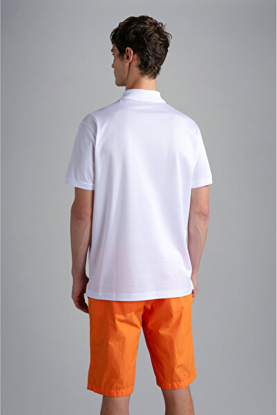 PAUL&SHARK MEN'S KNITTED POLOSHIRT C.WCOTTON