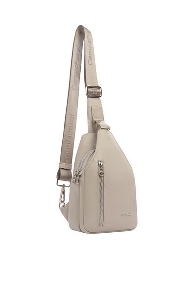 CENGİZ PAKEL Unisex γκρι τσάντα χιαστί - Cengiz Pakel Colby - 7465M