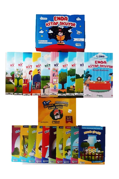 Bilgiseli Yayınları 1.sınıf Keyifle Okuyorum 10'lu Hikaye 1.sınıf Enda Kitap ...