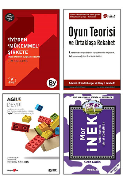 Okuyan Us Yayınevi İyiden Mükemmel Şirkete + Agile Devri + Mor İnek Seth Godi...
