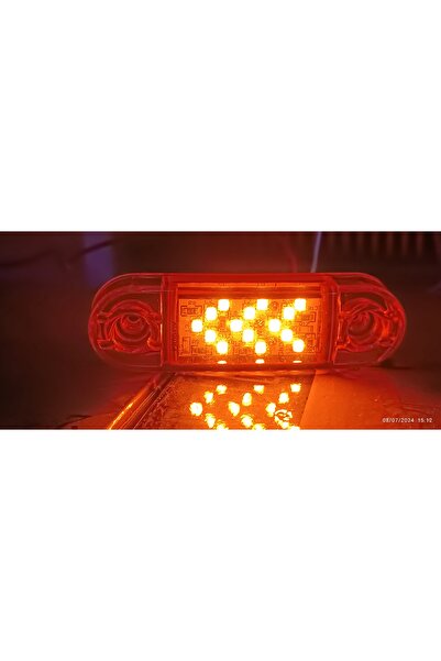 POLATLI OTO AKSESUAR Tombul Parmak Led Sarı 15 Ledli Normal Yanma Ve Kayar Si...
