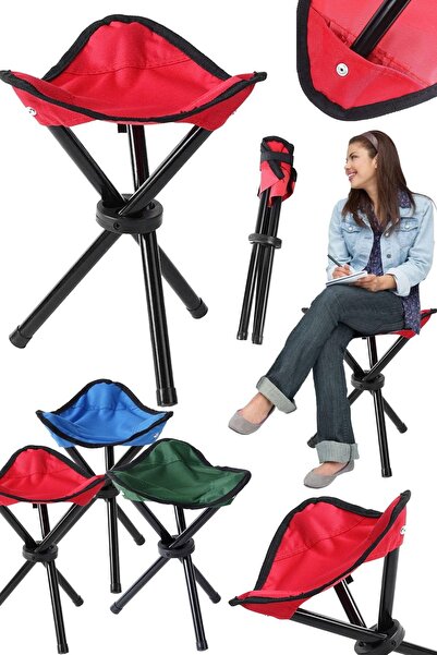 Utelips Colt-outdoor Portatif Tripod Katlanabilir Balıkçı Sandalyeleri Kamp T...