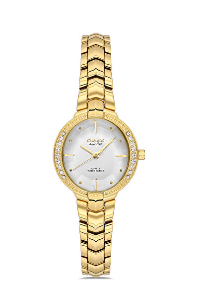 Omax ساعة يد نسائية | تناظرية | سوار من الفولاذ المقاوم للصدأ | تصميم أنيق