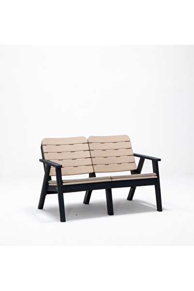 SANDALİE Sera Minderli İkili Koltuk/ Bahçe - Balkon - Teras Mobilyası