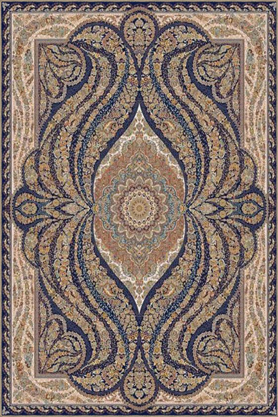 Rugs Modern Halı سجادة قاعدة منسوجة بنمط هندسي تقليدي مزهرة وسجادة قابلة للغس...