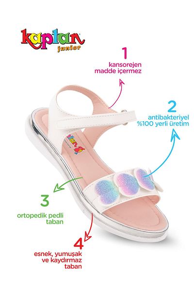 KAPTAN JUNIOR Pantofi sandale pentru fete - PVTK 515