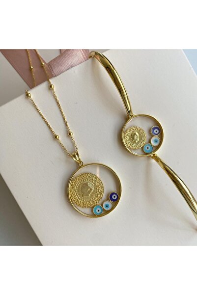 simurg jewellery Gümüş Çeyrekli Kolye ve Bileklik