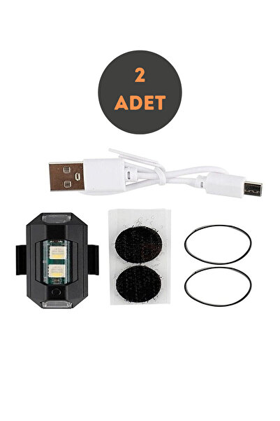 Autowise 2 Adet Mini Uçak Kanat Led Kablosuz Aircraft Rgb Led Lamba Kablosuz ...
